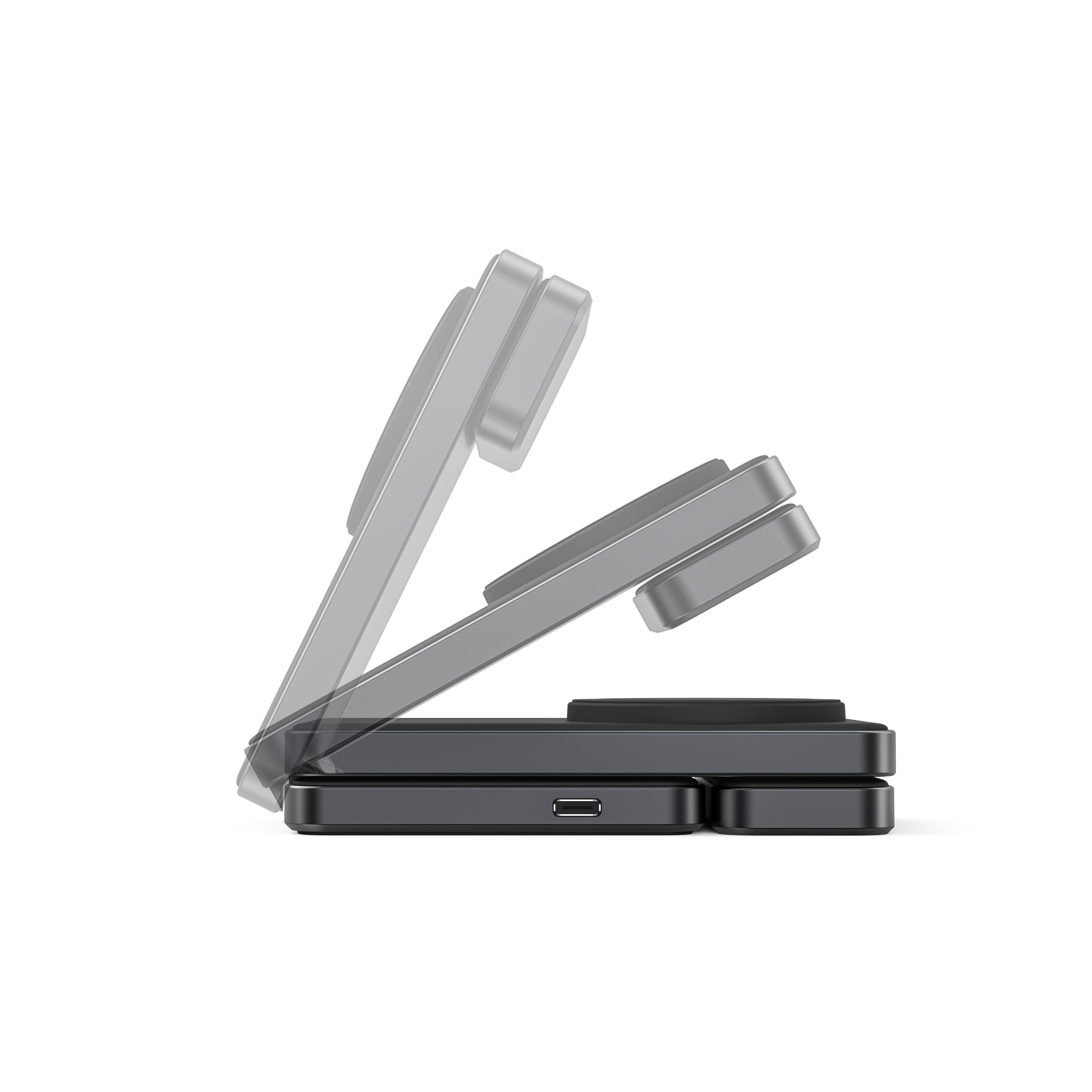Foldi | 3-in-1 Aluminum Magnetic Wireless Charger (Qi2 Certified)