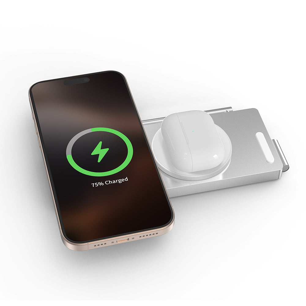 MagStand | 3-in-1 Aluminum Magnetic Wireless Charging Stand (Qi2 Certified)