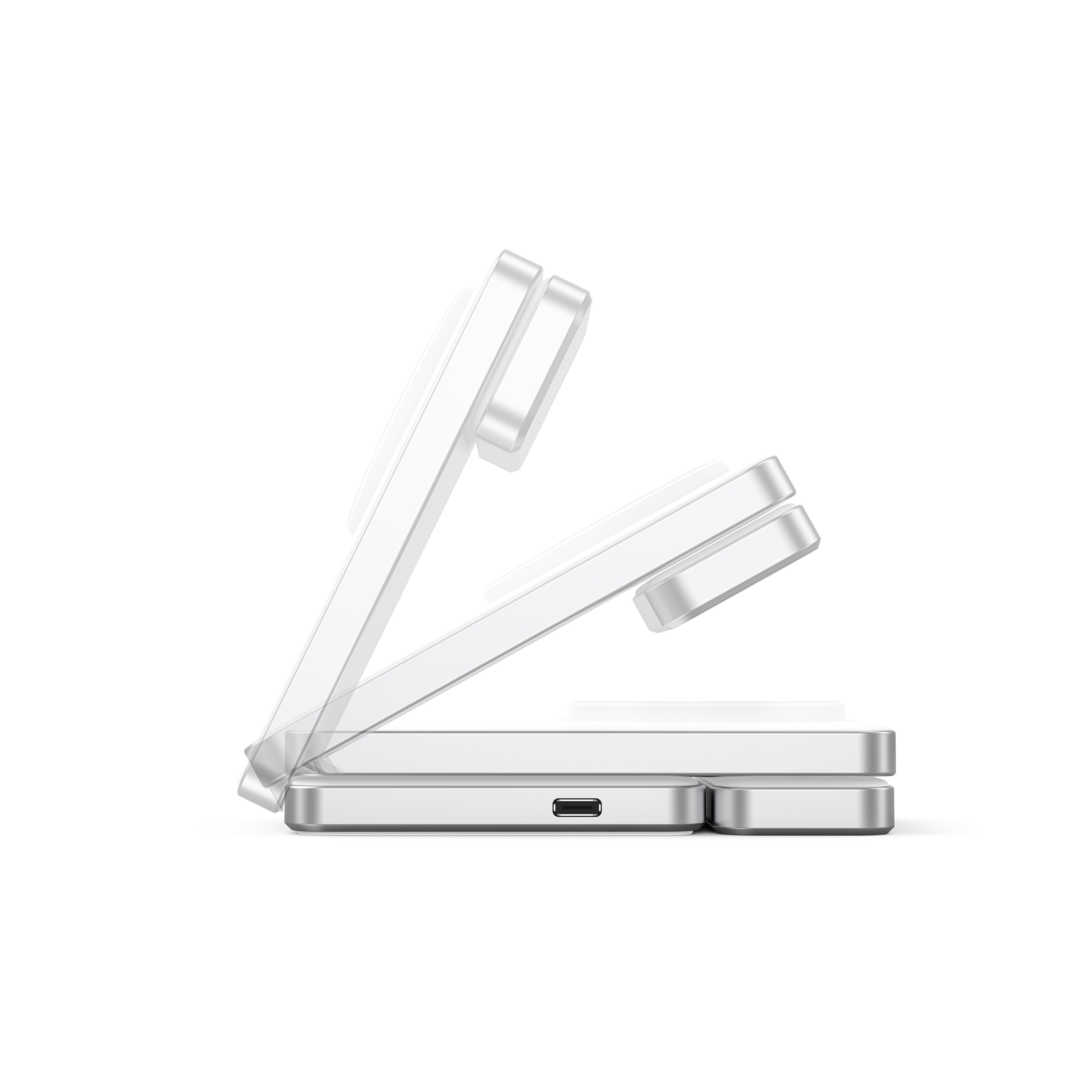 Foldi | 3-in-1 Aluminum Magnetic Wireless Charger (Qi2 Certified)
